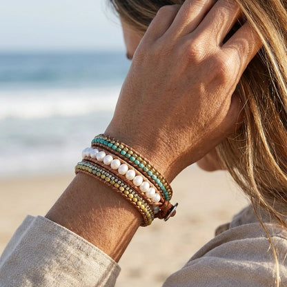 Divine Feminine Pearl Bracelet