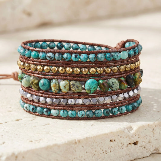 Energizing Turquoise Apatite Bracelet