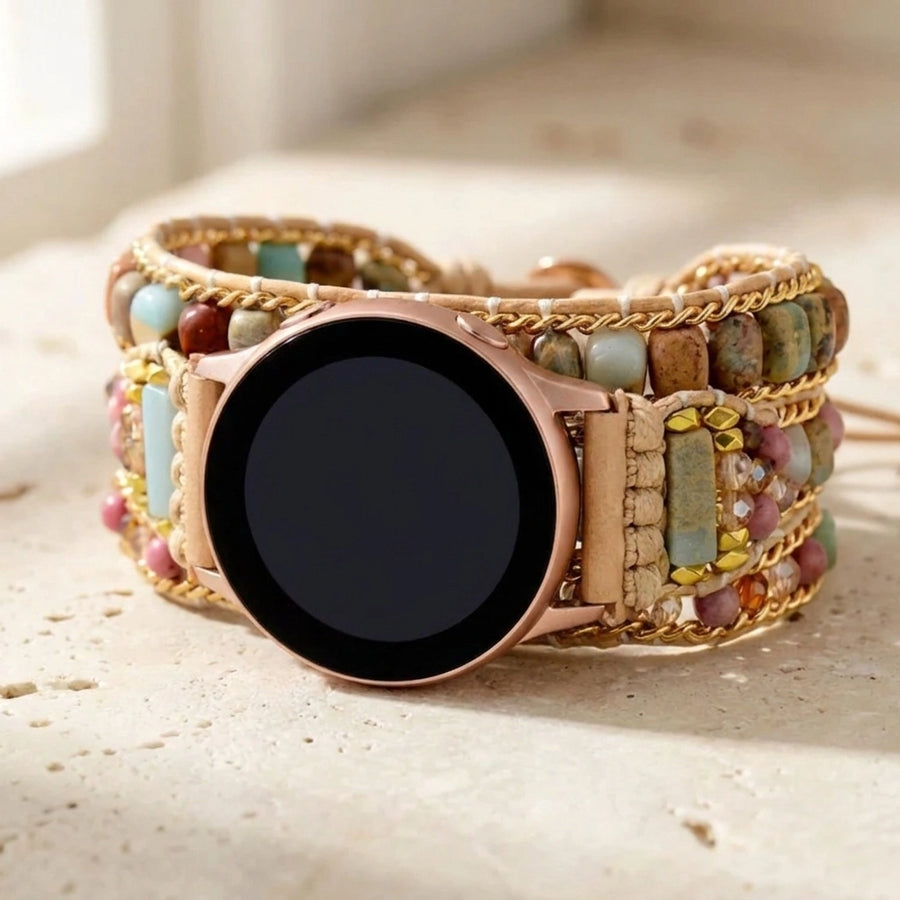 Healing Rhodochrosite Watch Straps