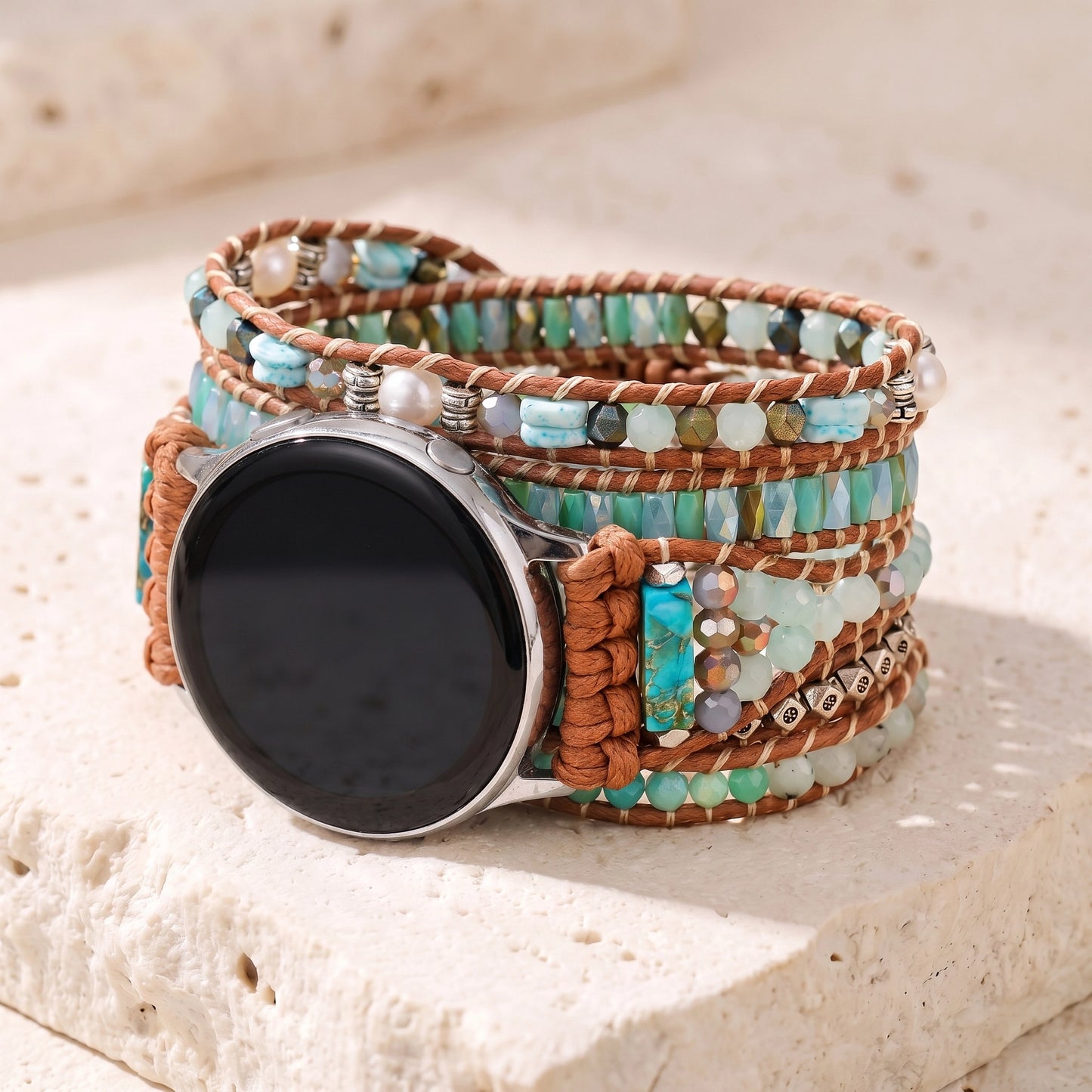 Harmony of Amazonite Samsung Watch Straps