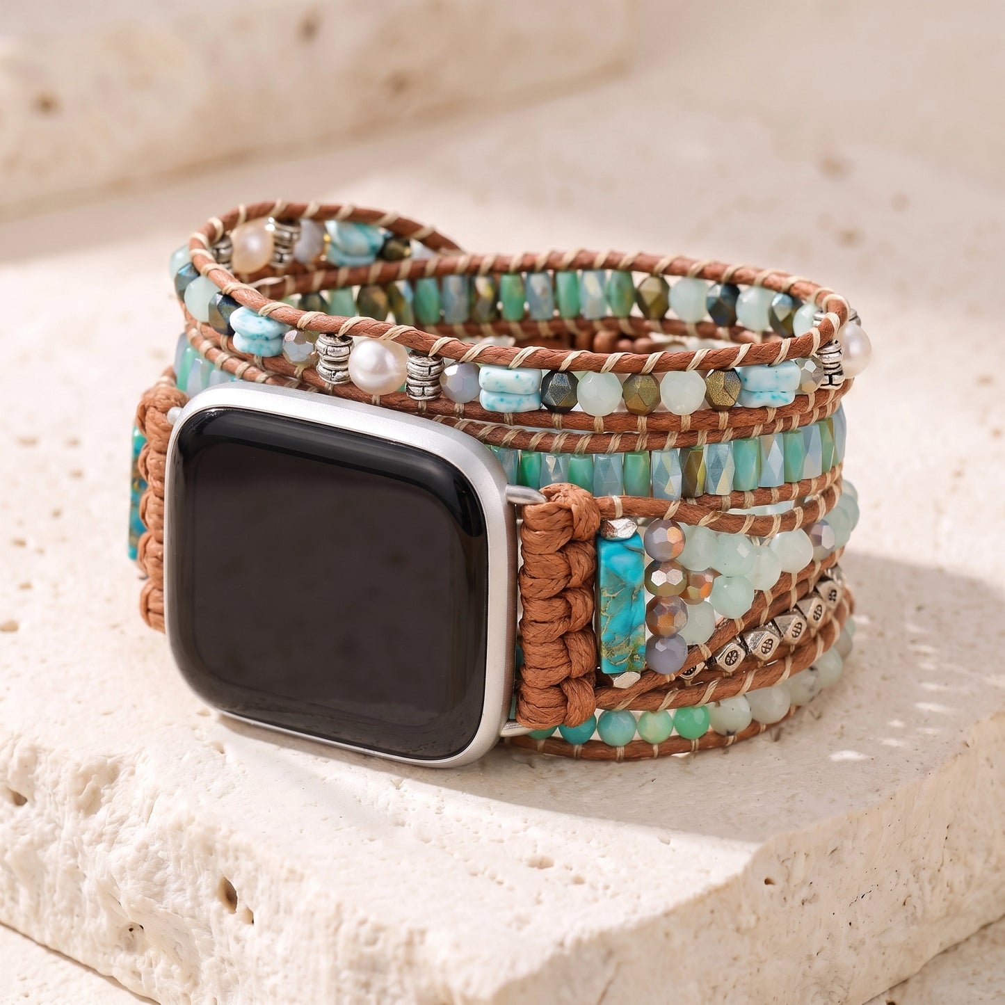 Harmony of Amazonite FItbit Watch Straps