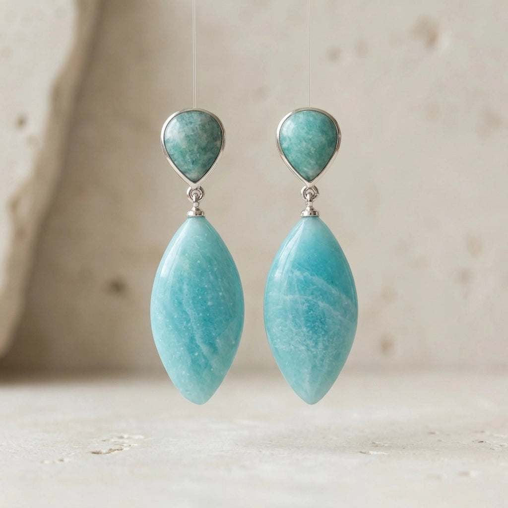 Calming Amazonite Earrings