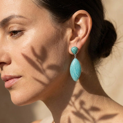 Calming Amazonite Earrings
