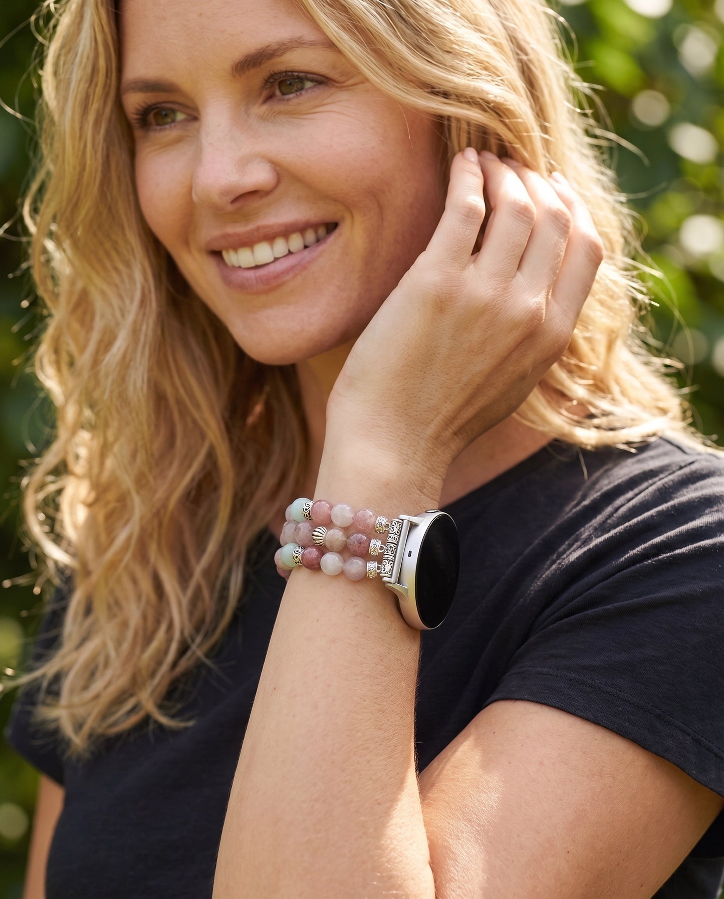 Bliss Strawberry Quartz Samsung Watch Band