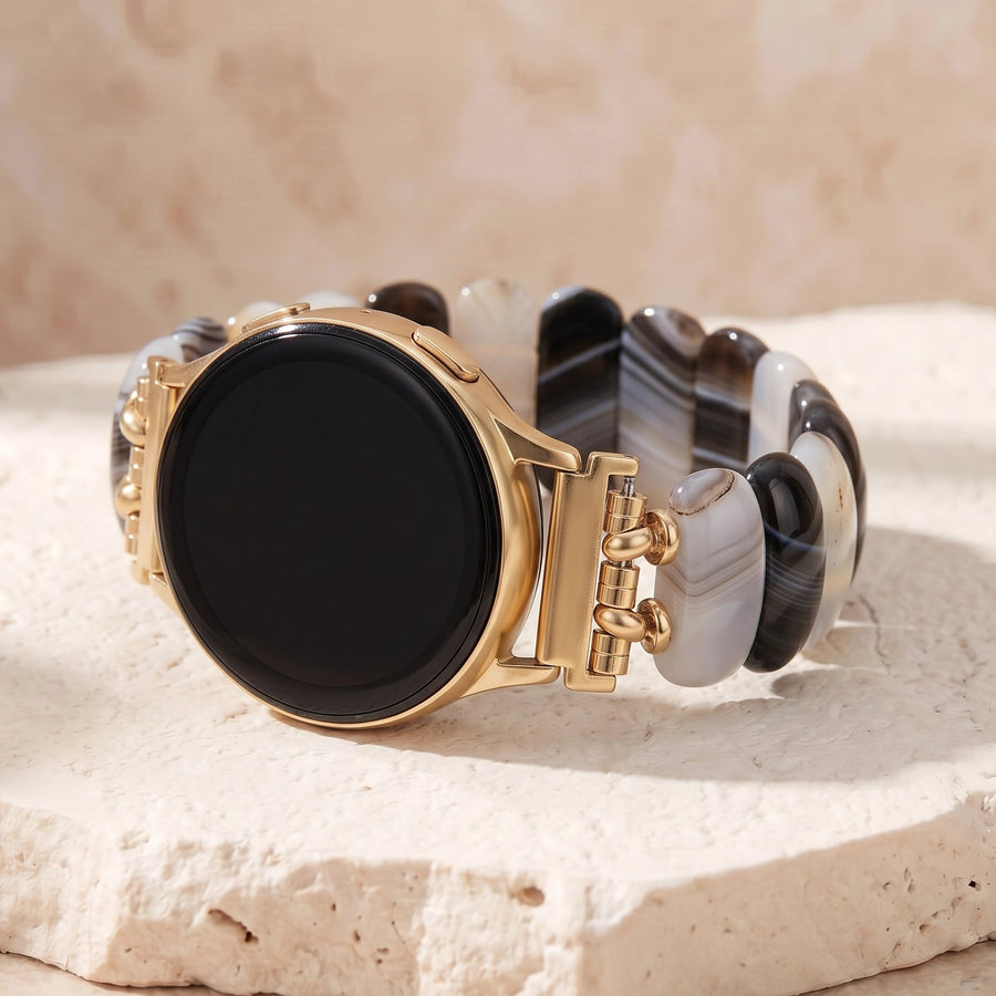 Zebra Agate Samsung Watch Band