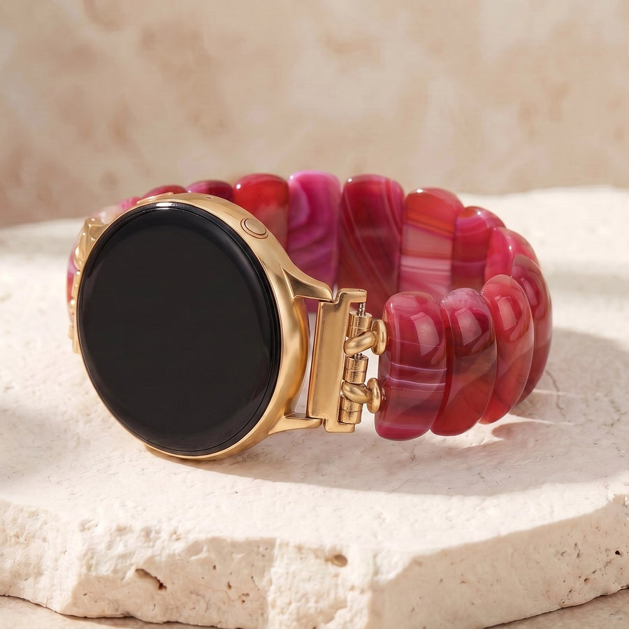 Peony Agate Samsung Watch Band