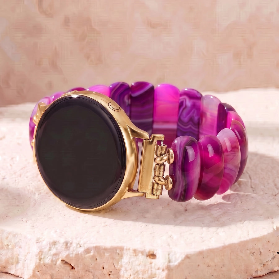 Fuchsia Agate Samsung Watch Band