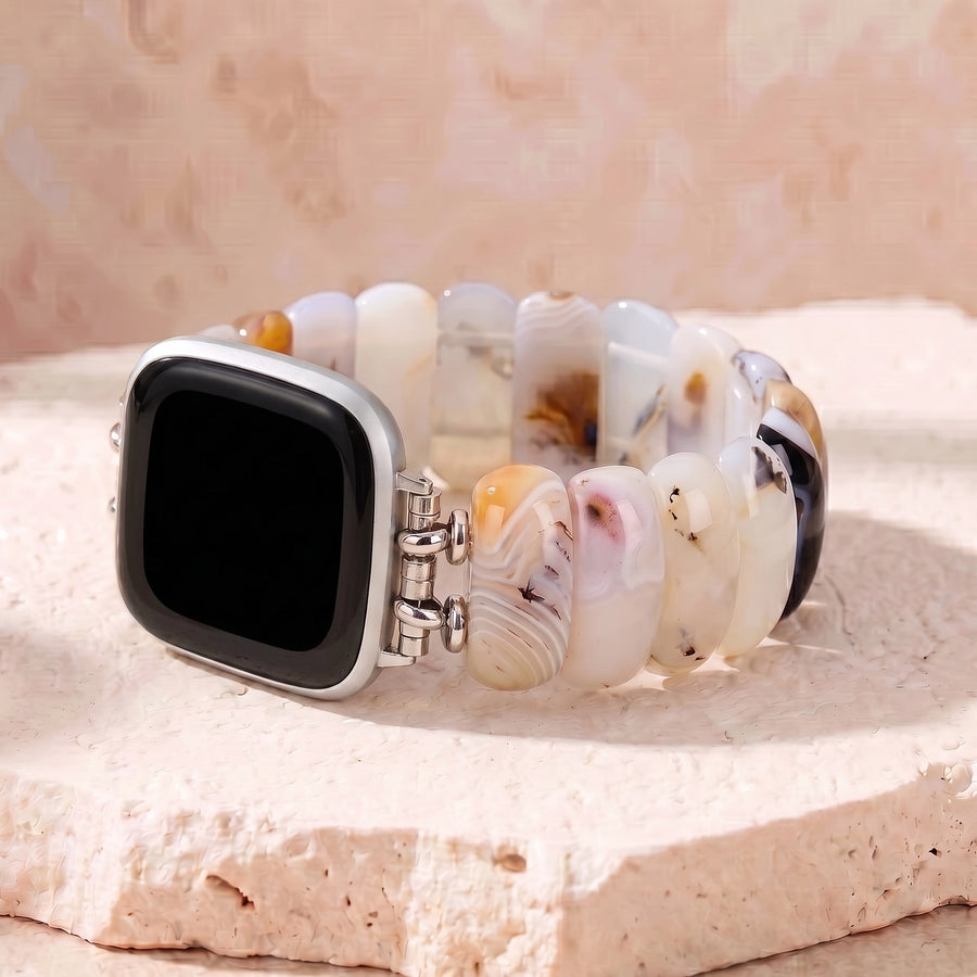 Ivory Agate Fitbit Watch Band