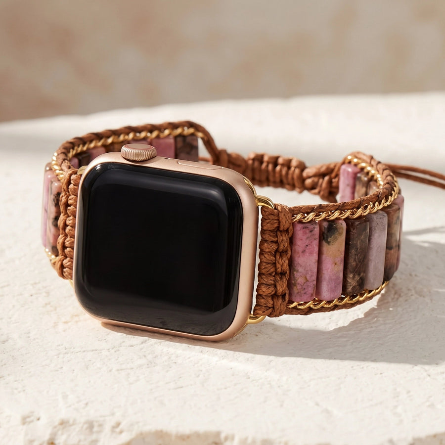 Rhodonite Love Watch Band