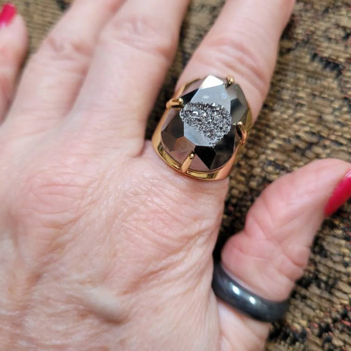 Powerful Hematite Ring