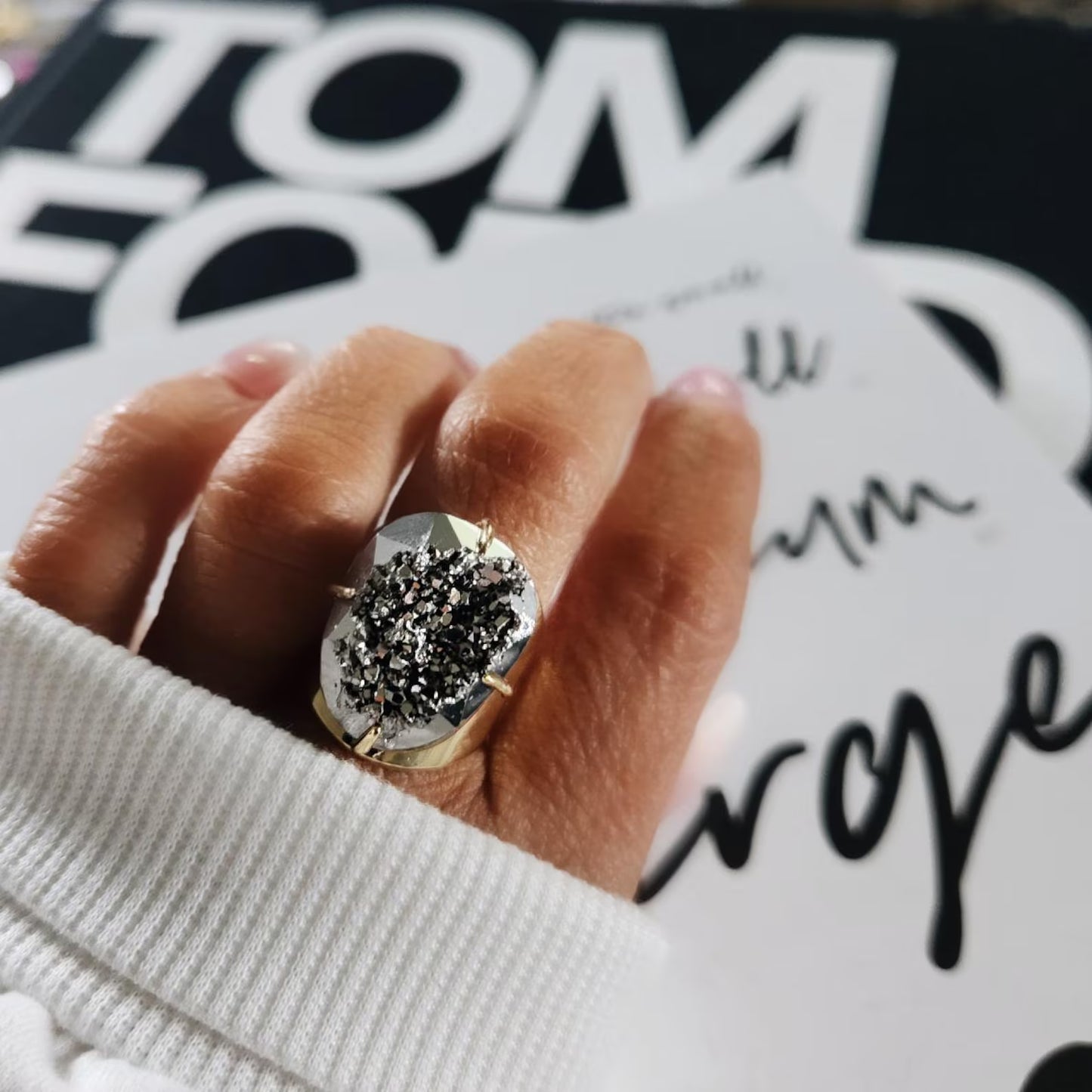 Powerful Hematite Ring