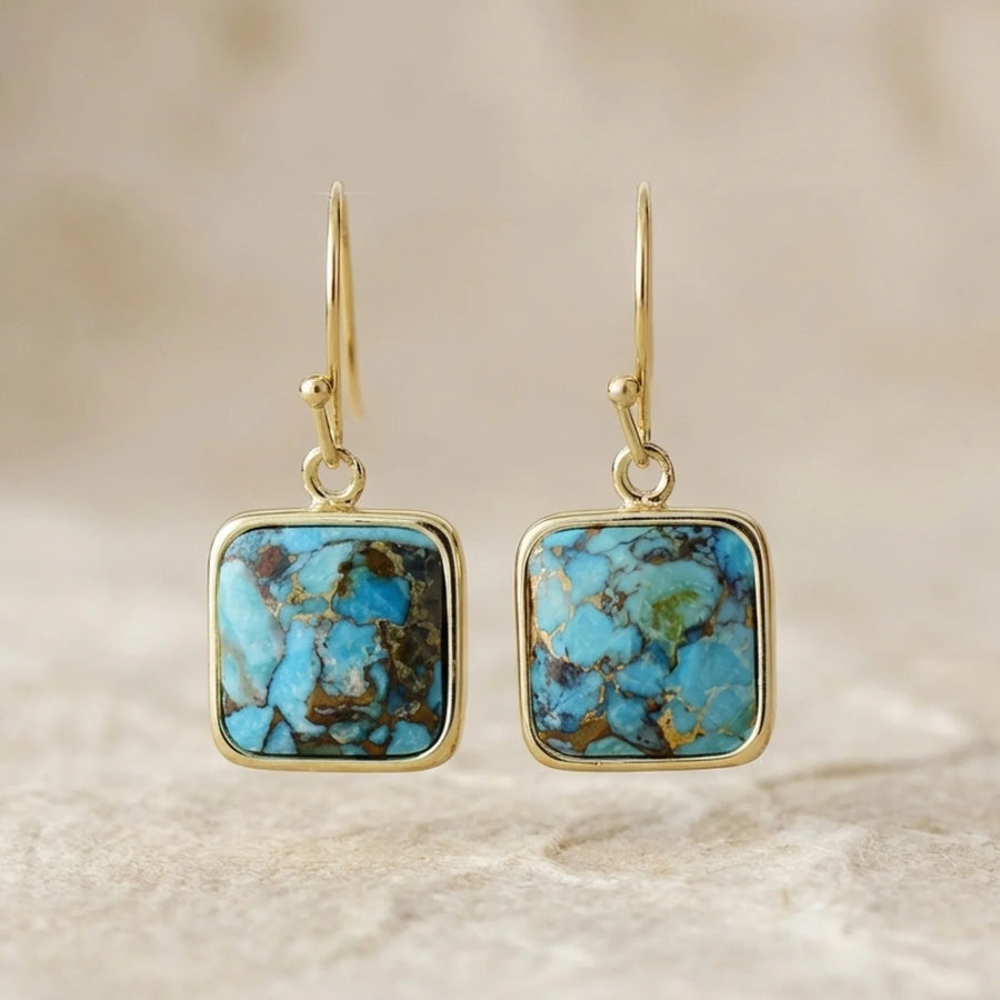 Expressive Turquoise Earrings