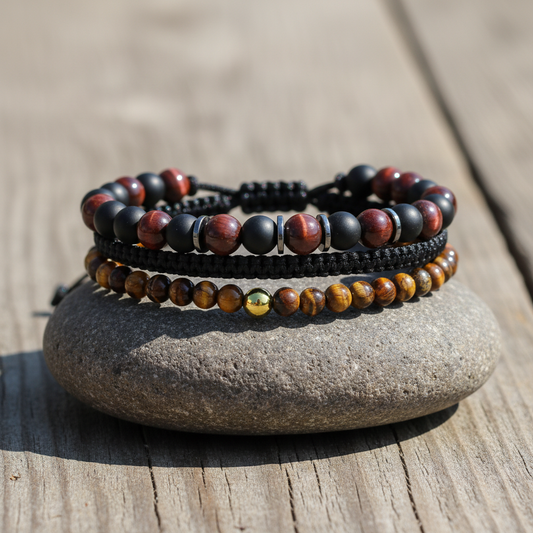 Tiger’s eye Fortune Bracelet Stack