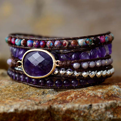 Midnight Amethyst Bracelet