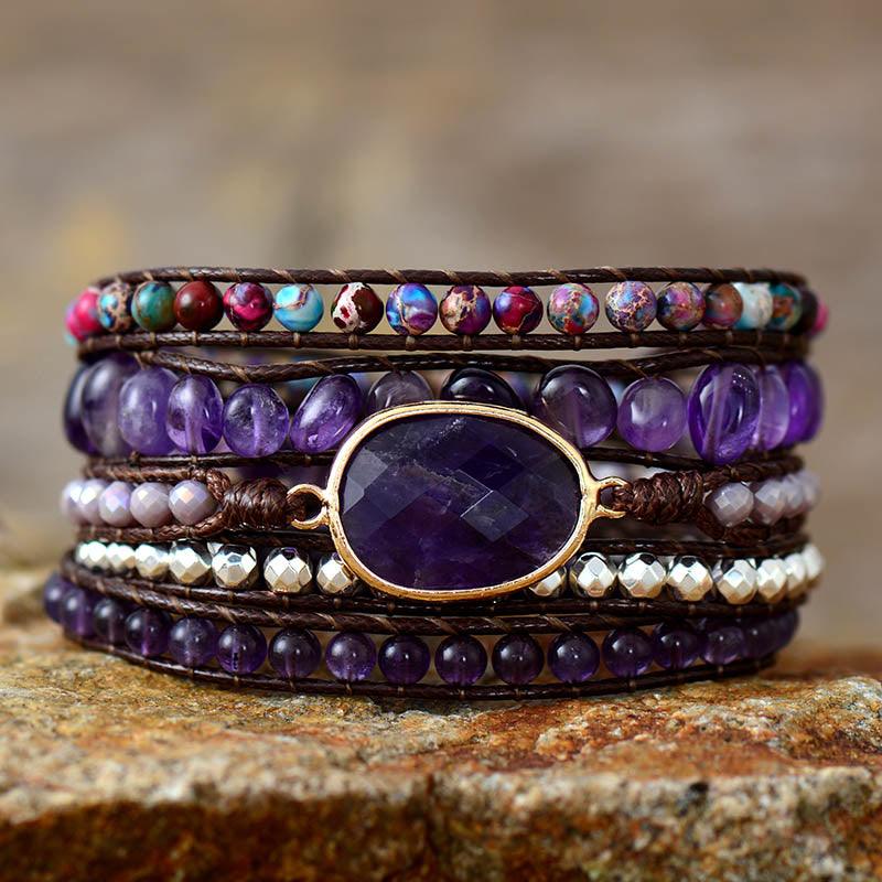 Midnight Amethyst Bracelet
