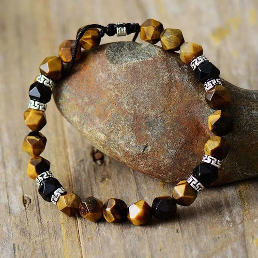 Tiger's Eye Onyx Power Bracelet
