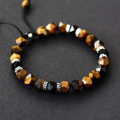 Tiger's Eye Onyx Power Bracelet