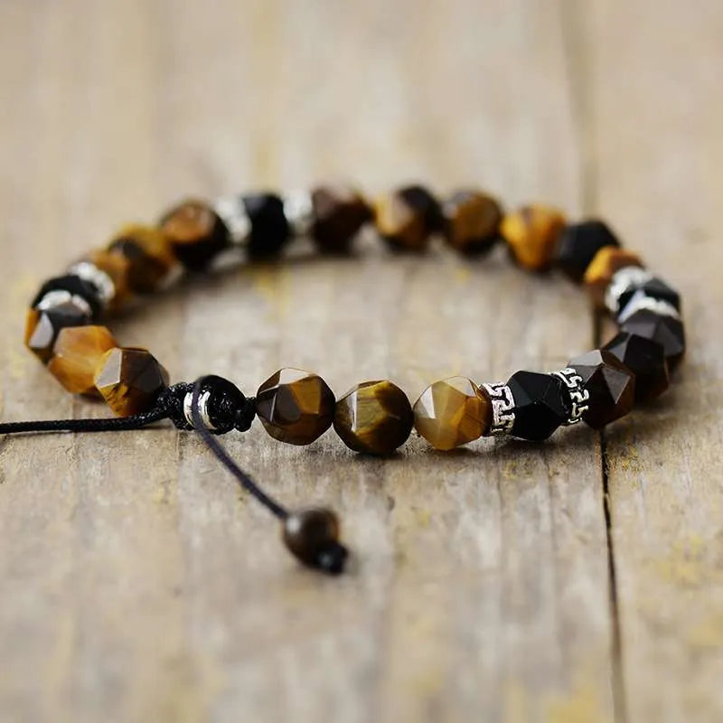 Tiger's Eye Onyx Power Bracelet