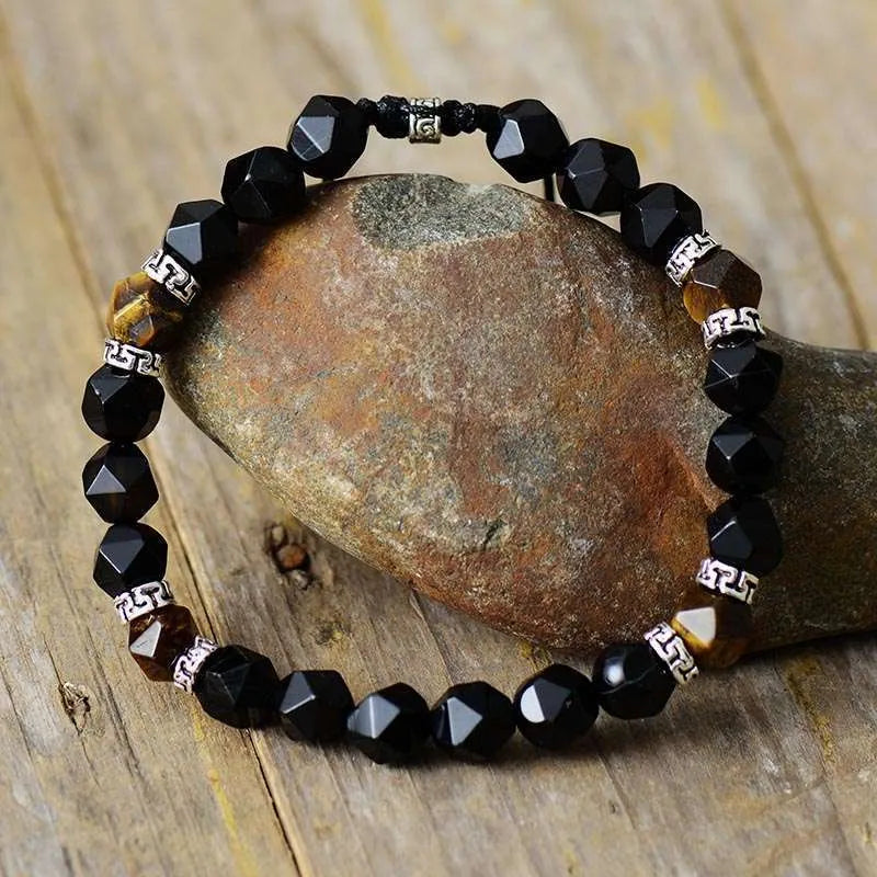 Tiger's Eye Onyx Power Bracelet