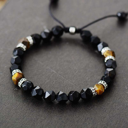 Tiger's Eye Onyx Power Bracelet