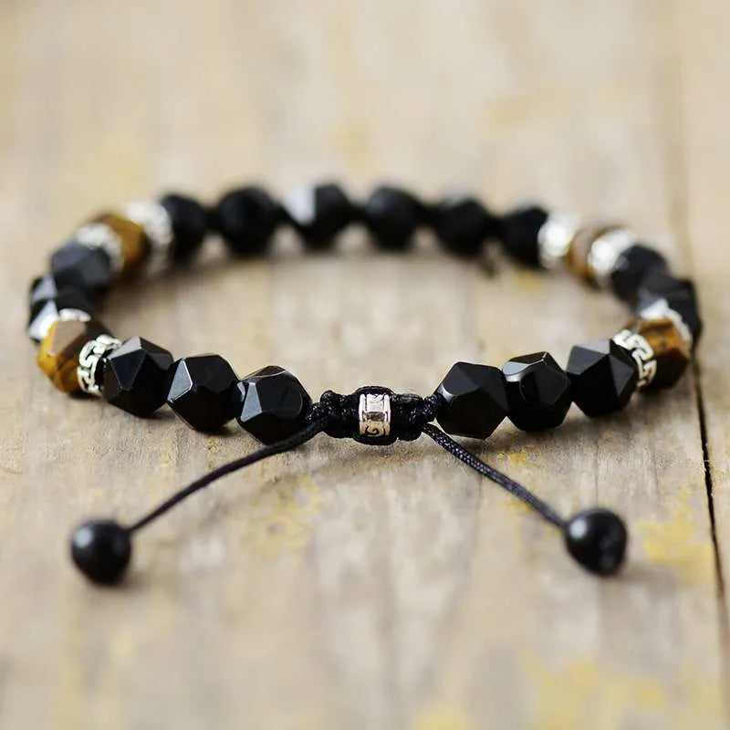 Tiger's Eye Onyx Power Bracelet
