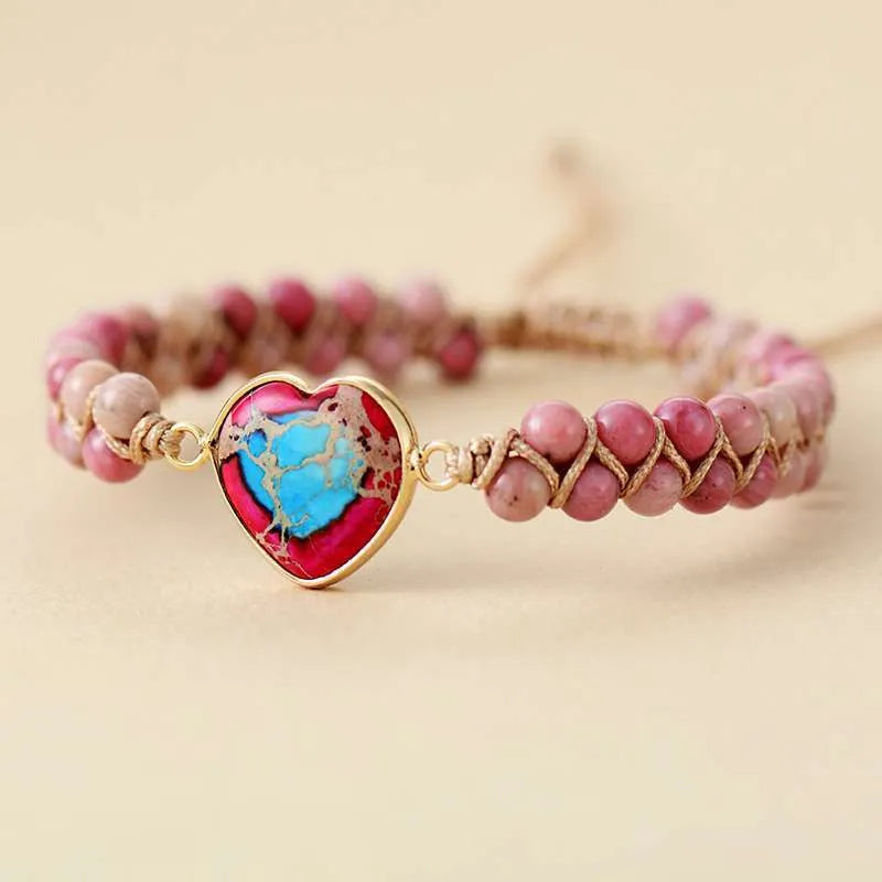 Woven Imperial Heart Bracelet