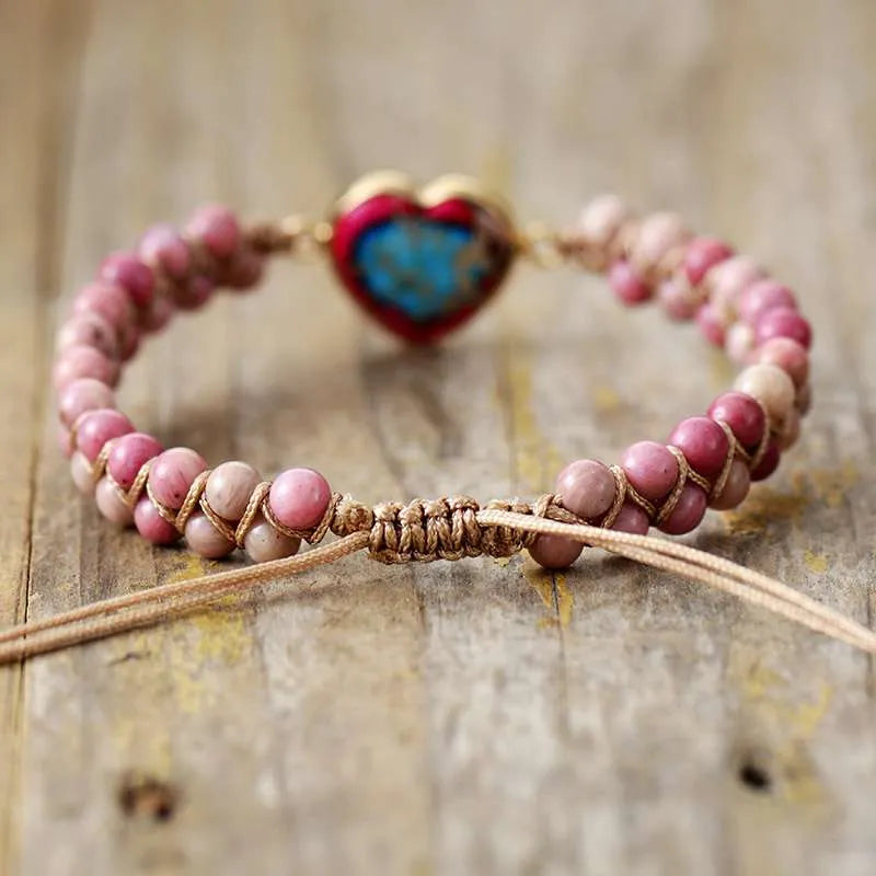 Woven Imperial Heart Bracelet