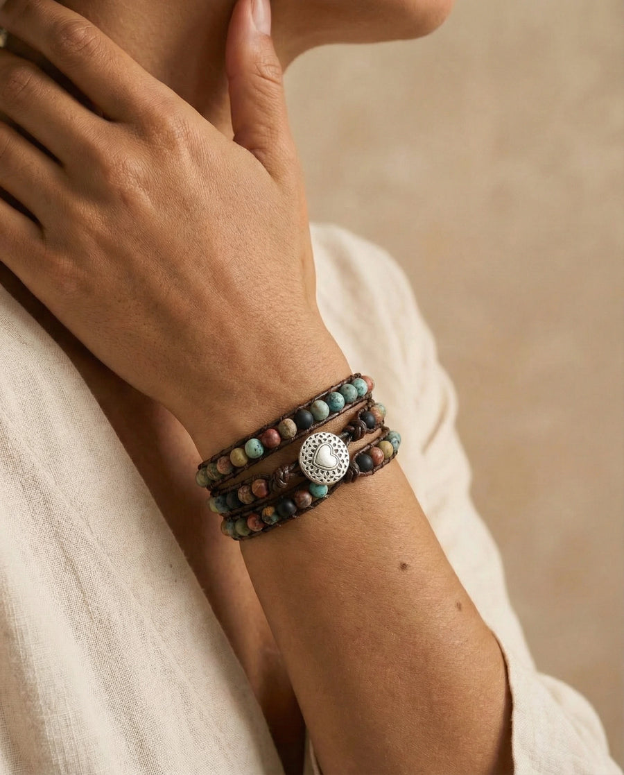 Stress Relieving Jasper Bracelet