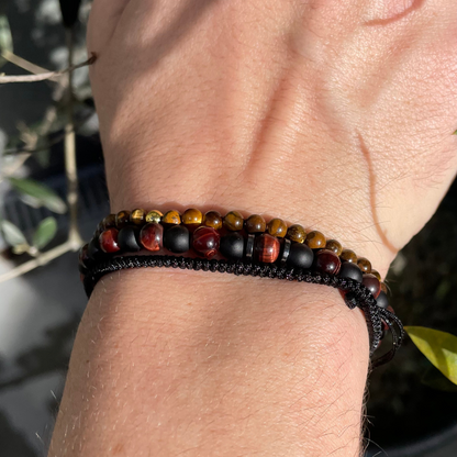 Tiger’s eye Fortune Bracelet Stack