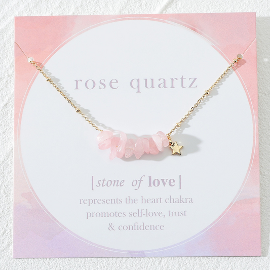 Rose Quartz Love Necklace