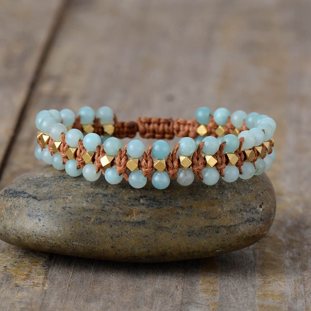 Vegan Positive Amazonite Bracelet