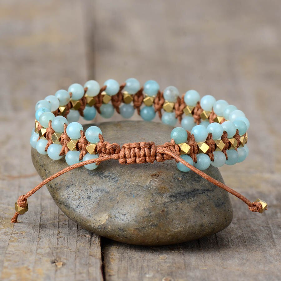 Vegan Positive Amazonite Bracelet