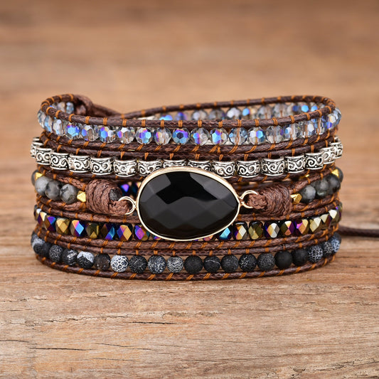 Vegan Black Beauty Bracelet