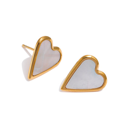 Heart Charm Earrings