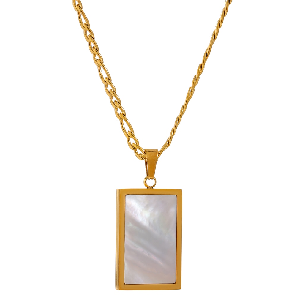 Ethereal Square Pendant Necklace