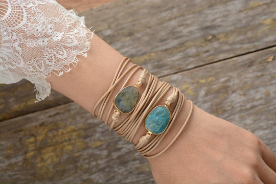 Amazonite Rope of Balance licht bruin