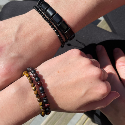 Bold Onyx Bracelet Stack