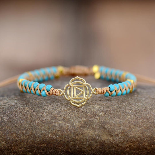 Vegan Reiki Turquoise Bracelet