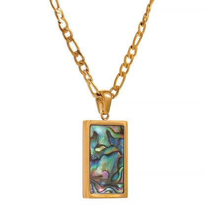 Ethereal Square Pendant Necklace