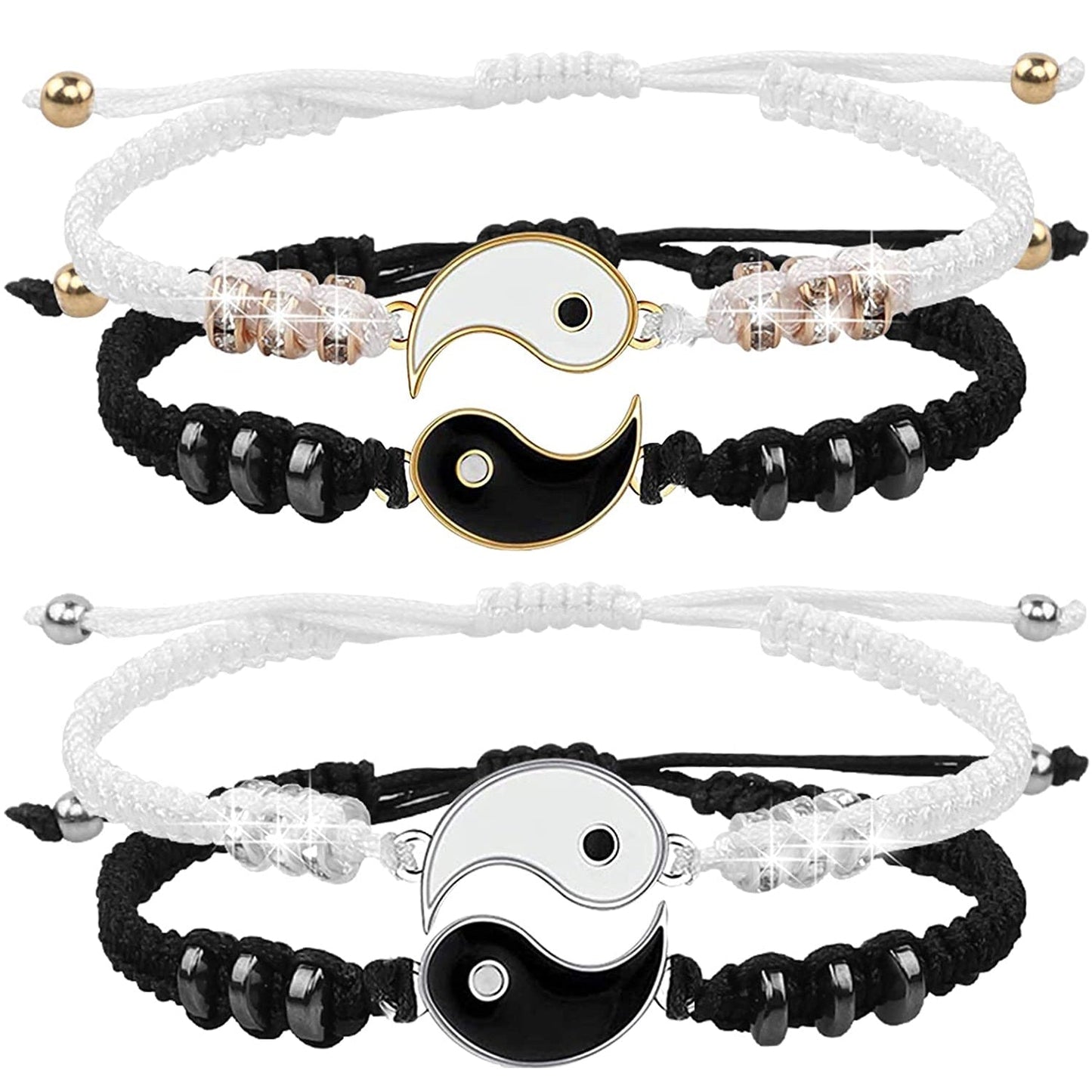 Balancing Yin Yang Bracelet Set