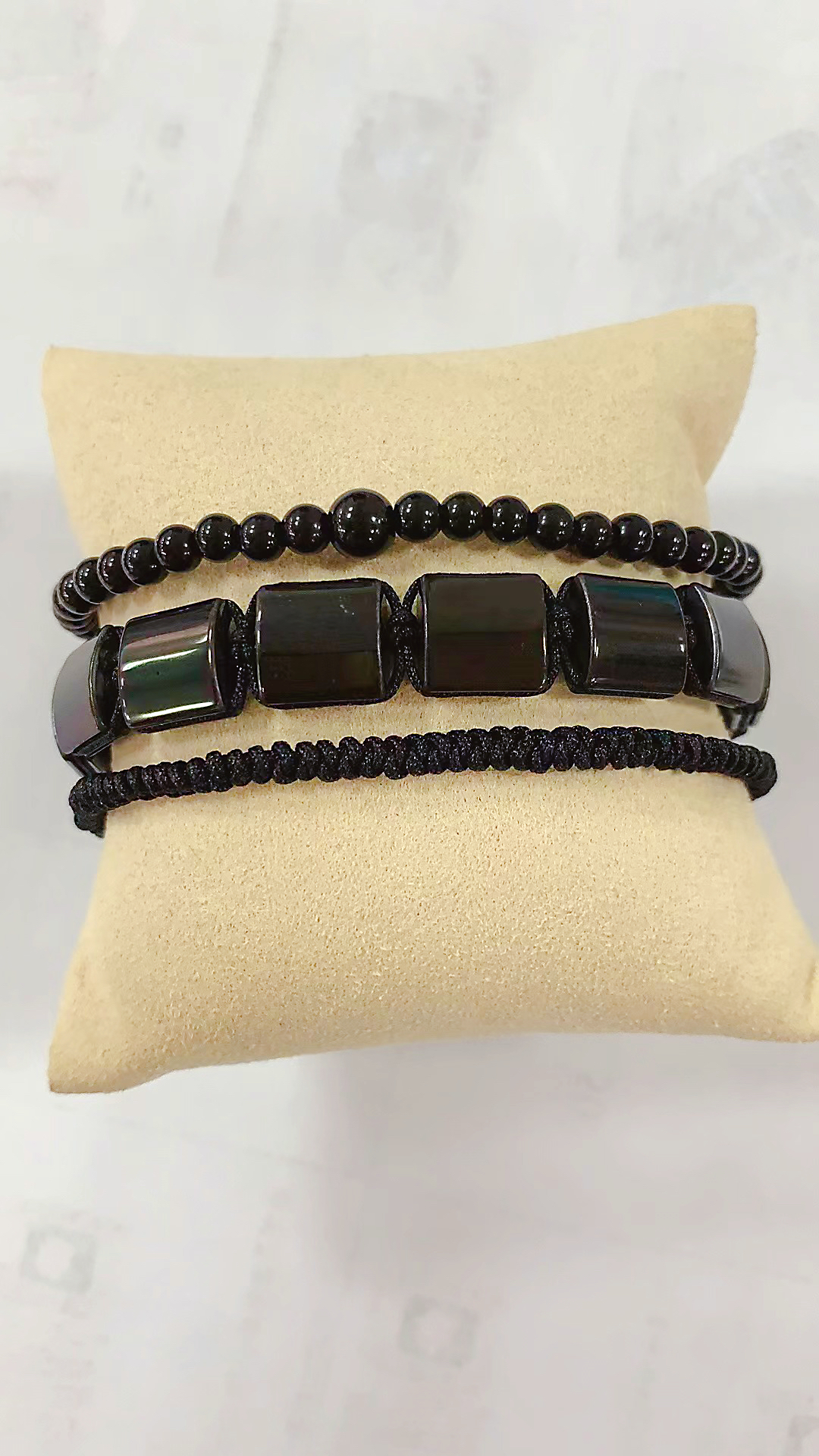 Bold Onyx Bracelet Stack